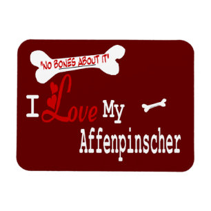 Ímã Affenpinscher I Love My