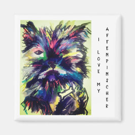 Imã Affenpinscher Magnet