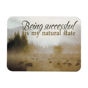 Ímã Afirmação de Motivação "Bem-sucedida" Flexível