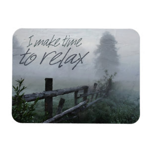 Ímã Afirmação de Motivação "Tempo para relaxar" Flexív