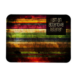 Ímã Afirmação de Motivação "Um ouvinte atento"