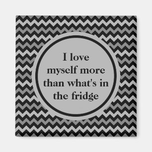 Imã Afirmação positiva da perda de peso no preto e n