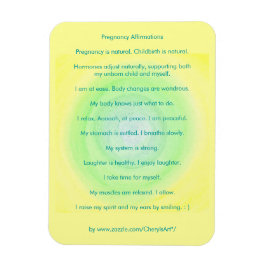 Ímã Afirmações de Gravidez Ampolas Flexíveis