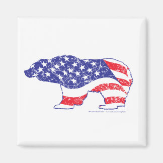 Imã Aflição Patriótica-Grizzly