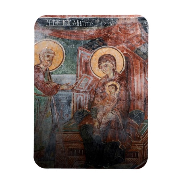 Ímã Afrescos da Igreja Sérvia do Século XIV, 2 (Vertical)