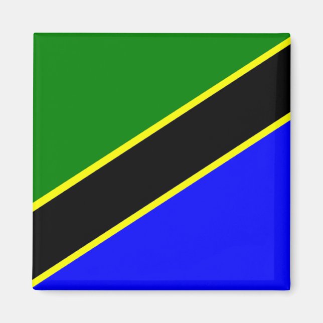 Imã África: Bandeira da Tanzânia (Frente)
