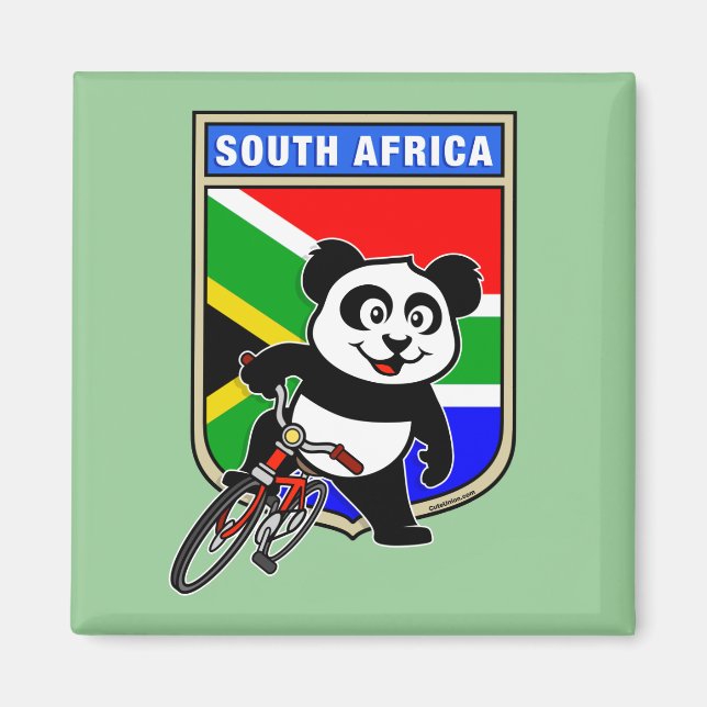 Imã África do Sul Ciclismo Panda (Frente)