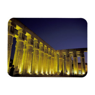 Ímã África, Egito, Luxor. Pátio do Sol de Amenhotep