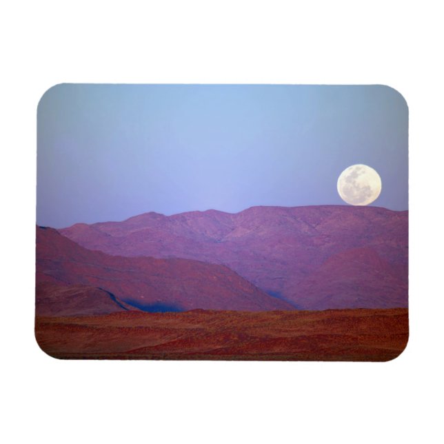 Ímã África, Namíbia, Sossusvlei. Lua de cheio descansa (Horizontal)