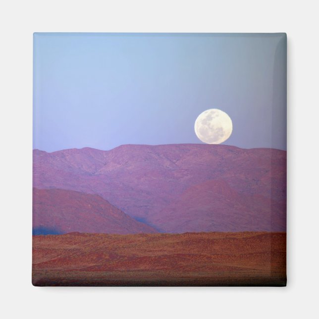 Imã África, Namíbia, Sossusvlei. Uma lua cheia repousa (Frente)