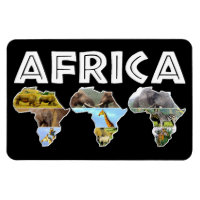 África, Terra Selvagem Continente, Trio Collage Ma