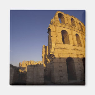 Imã África, Tunísia, El Jem. Ruínas de um romano