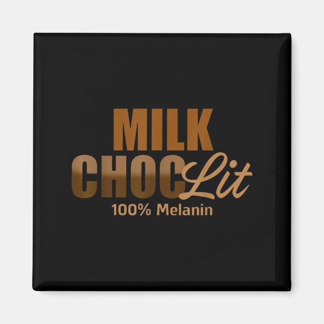 Imã African American Black Afro Women Milk Choc-lit 10 (Frente)