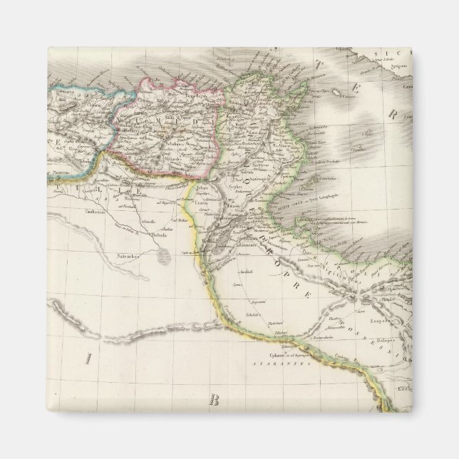 Imã Afrique Propre - Mapa do Atlas Africano (Frente)
