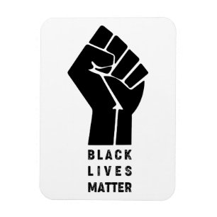 Ímã afro-americano punho negro vive símbolo da matér