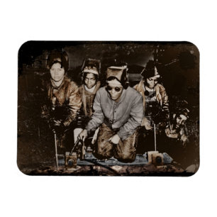 Ímã Afro-Americano Rosie Riveters WII