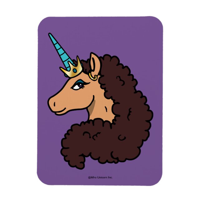 Ímã Afro Unicorn | Divino (Vertical)