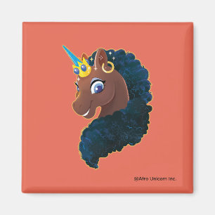 Imã Afro Unicorn   Magia