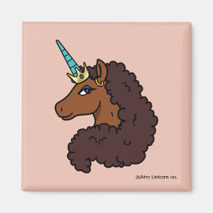 Imã Afro Unicorn   Único