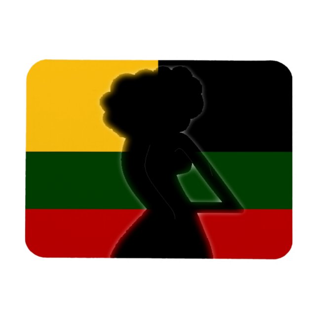 Ímã AFROcan Lady Magnet (Horizontal)