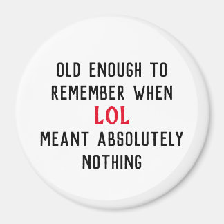 Imã Age Humor Magnet