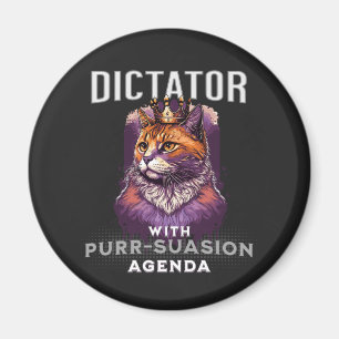 Imã Agenda de Persuasão Citação Engraçada de Gato
