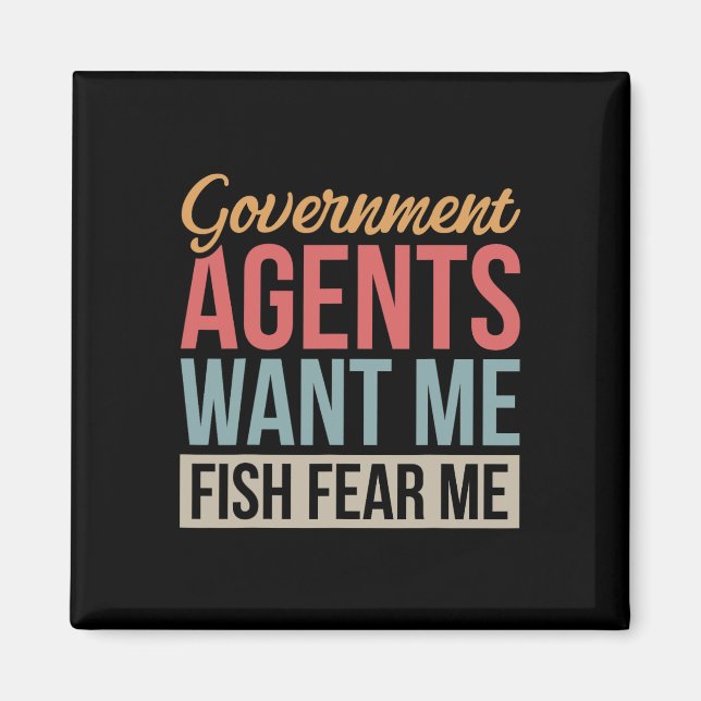 Imã Agentes governos Querem Que Eu Peixe Me Medo (Frente)