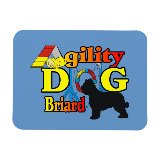 Ímã Agilidade Briard (Horizontal)