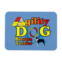 Ímã Agilidade de Boston Terrier