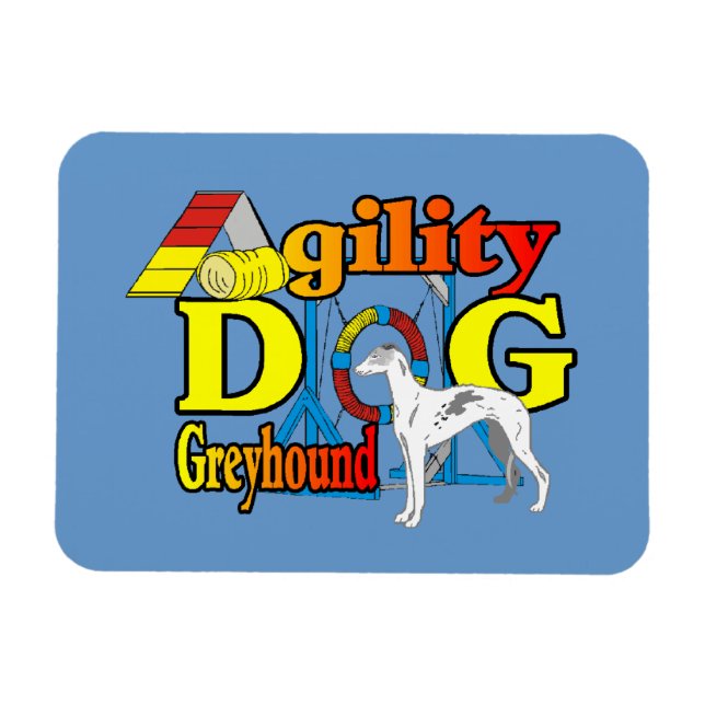 Ímã Agilidade de Greyhound (Horizontal)