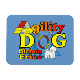 Ímã Agilidade do Bichon Frise