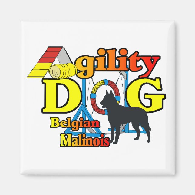 Imã Agilidade dos presentes malinois belgas (Frente)