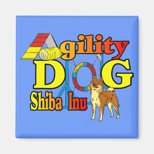 Imã Agilidade Shiba Inu (Frente)