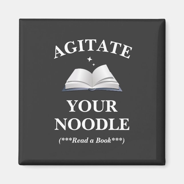 Imã Agite sua leitura de macarrão (Frente)