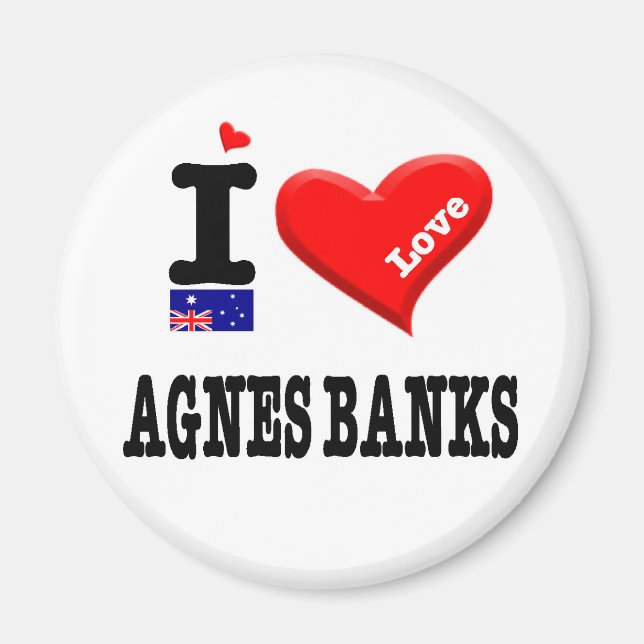 Imã AGNES BANKS - Eu Amo (Frente)