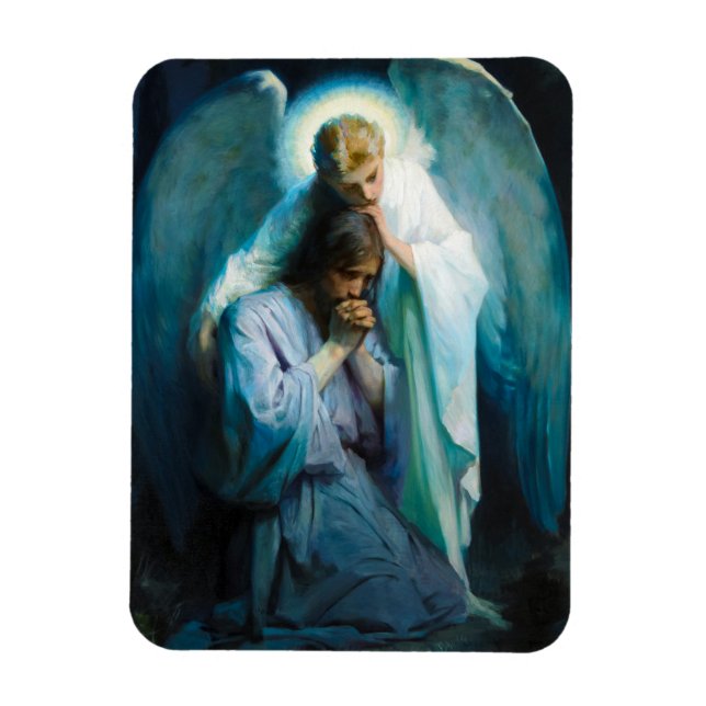 Ímã Agonia no Jardim, 1898 por Frans Schwartz (Vertical)