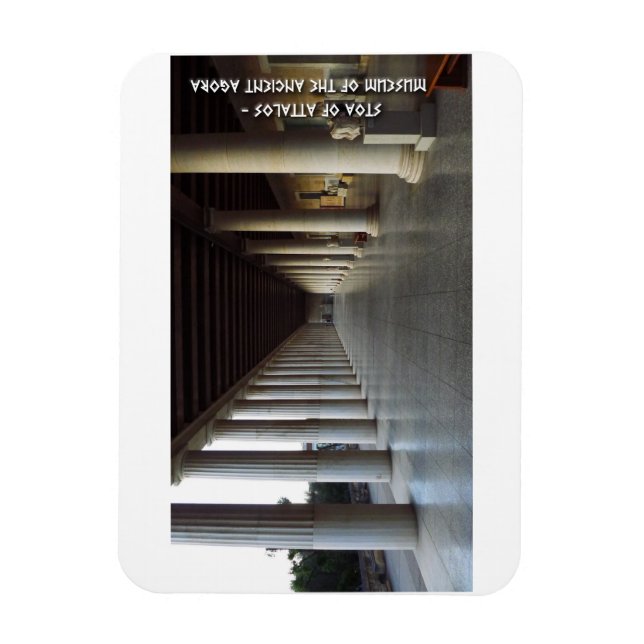 Ímã Ágora Antiga de Atenas, Grécia. Stoa of Attalos (Vertical)