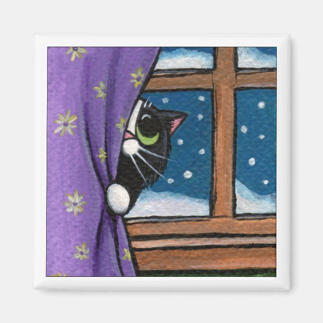 Imã Agora Você Me Vê - Gato (Frente)