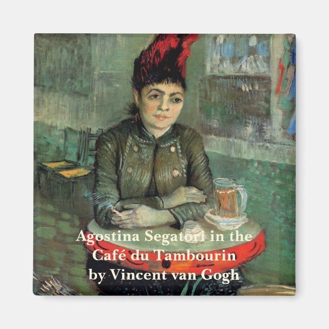 Imã Agostina Segatori, Cafe du Tambourin por Van Gogh (Frente)