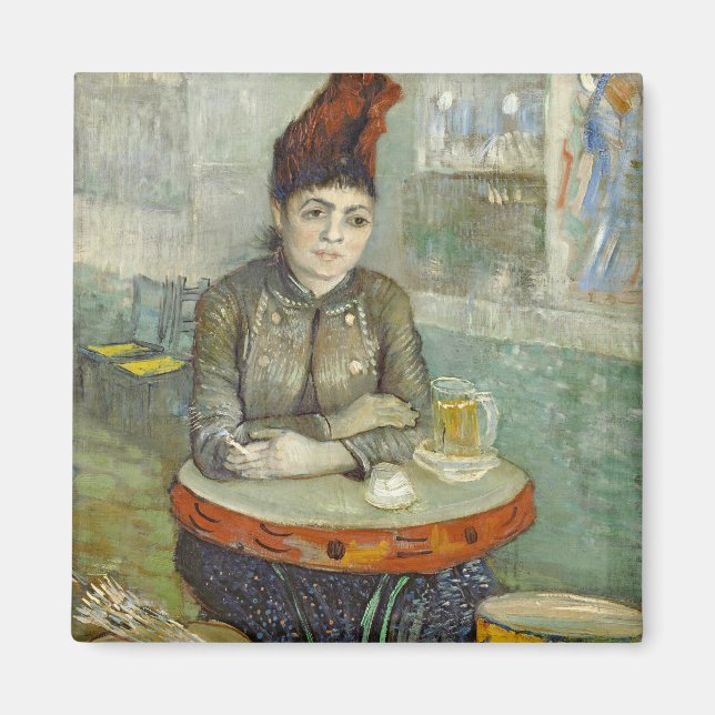 Imã Agostina Segatori in Cafe du Tambourin by Van Gogh (Frente)