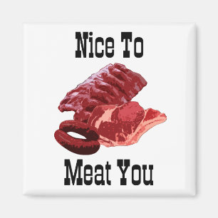 Imã "AGRADÁVEL À CARNE VOCÊ!"  Design insano do ím