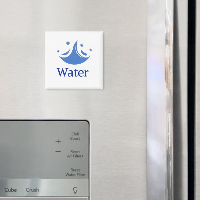 Imã Água Abstrato Azul (In Situ (Fridge))