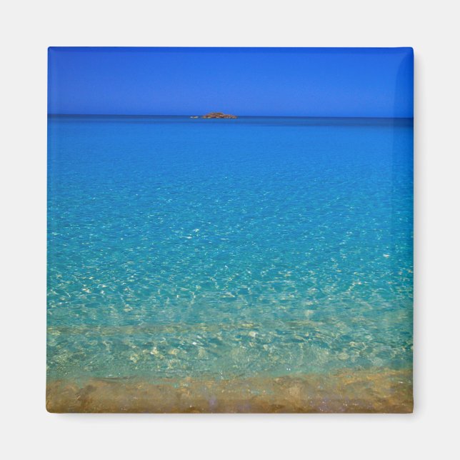Imã Água azul, Ilhas Exuma, Bahamas. (Frente)