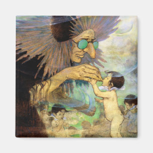 Imã Água Bebê e Fada, Jessie Willcox Smith