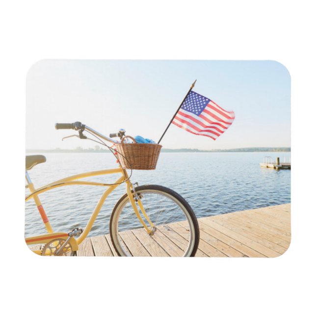 Ímã Água | Bicicleta Pelo lago (Horizontal)