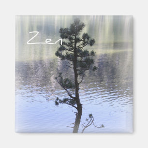 Imã Água da reflexão do zen e ímã da árvore