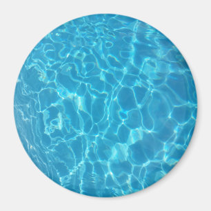 Imã Água de Piscina Azul Celeste Cristalina