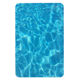 Ímã Água de Piscina Azul Céu Cristalino