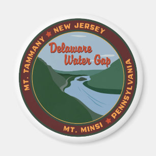 Imã Água Gap de Delaware - ímã