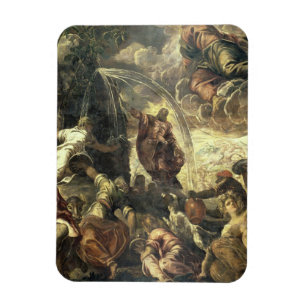 Ímã Água impressionante da rocha, 1575 de Moses